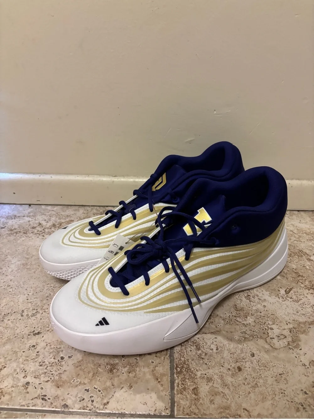 adidas Dame X Washington Huskies Basketball Sneakers Shoes Size 17 HQ0207